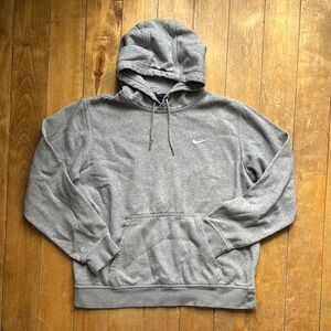Nike Men's Gray Hoodie Large